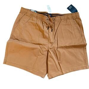 Gap Men’s Pull On Sho9rts Plus Sz. XXL brown, khaki, casual, summer, spring 4151